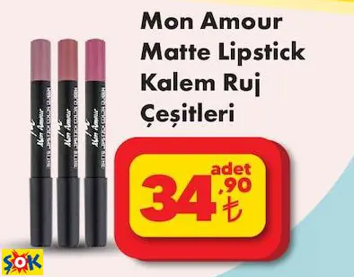 MON AMOUR MATTE LİPSTİCK KALEM RUJ